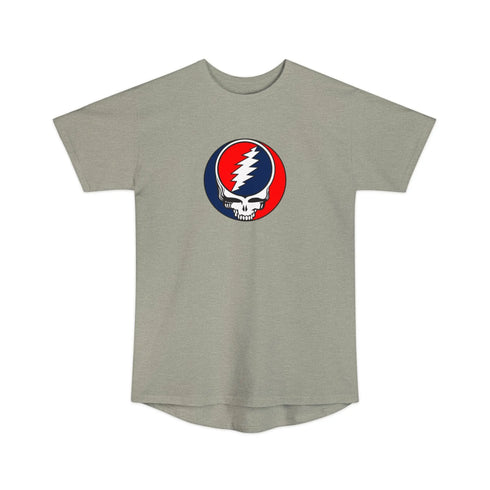 TALL - Classic Grateful Dead Stealie Unisex Long Body Urban Tee - StealieShop