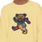 Grateful Dead - Patchwork Bear Vineyard Collection Garment-dyed Long Sleeve T-Shirt - StealieShop