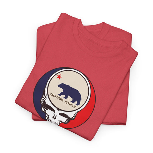 California "Unofficial" State Flag Stealie Grateful Dead T-Shirt