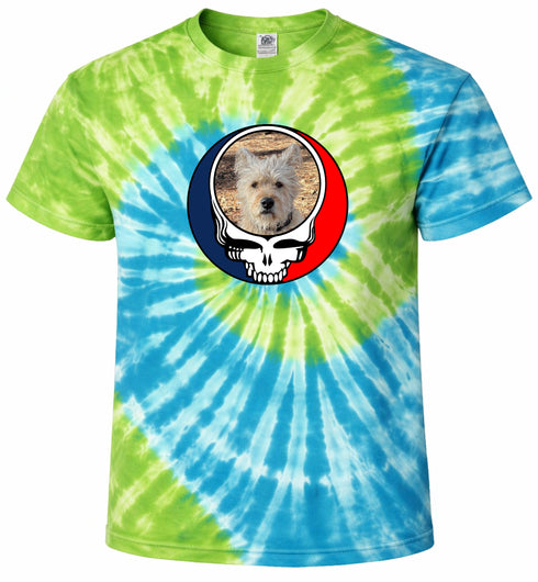 1504 - Custom Stealie Tie-Dye