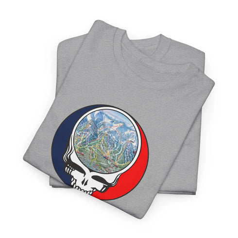 Breckenridge Trail Map Stealie Grateful Dead T-Shirt