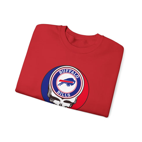 Buffalo Bills Logo Grateful Dead Crewneck Grateful Dead Sweatshirt