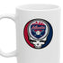 Grateful Dead - The Ballpark Collection: Atlanta Baseball Edition Stealie Ceramic Mug - MLB - StealieShop