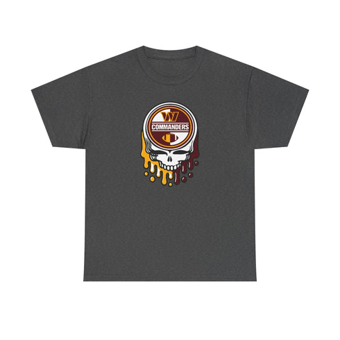 Washington Commanders Grateful Dead Steal Your Face T-Shirt StealieShop