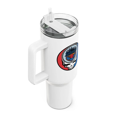 Grateful Dead - Miami Marlins "Fat Man" Tumbler, Double Insulated 40oz Travel Mug - StealieShop