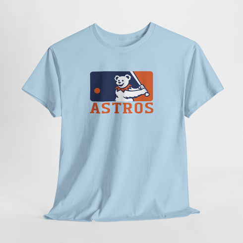 Houston Astros Original Dancing Bear MLB Grateful Dead T-Shirt