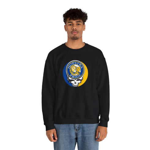 Hofstra University Grateful Dead Stealie Crewneck Sweatshirt Printify