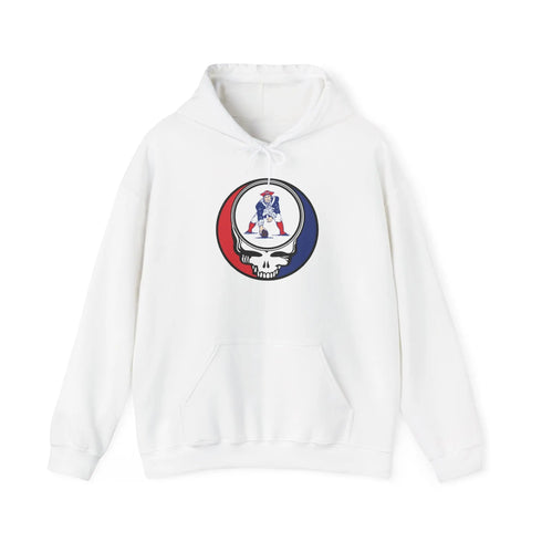 Pat The Patriot New England Patriots Grateful Dead Hooded Sweatshirt - NFL