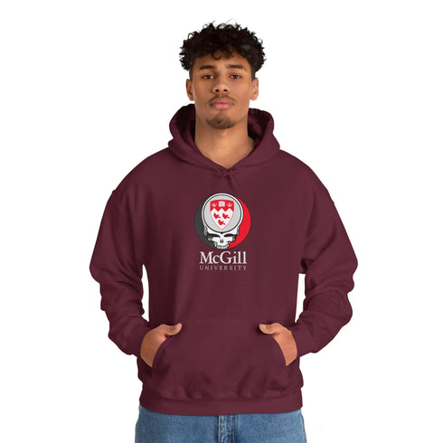 McGill University Grateful Dead Unisex Heavy Blend Hoodie StealieShop