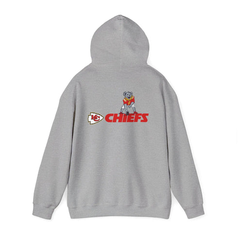 Grateful Dead - Kansas City Chiefs Dancing Bear Two-Sided Unisex Hoodie - Bucs - StealieShop