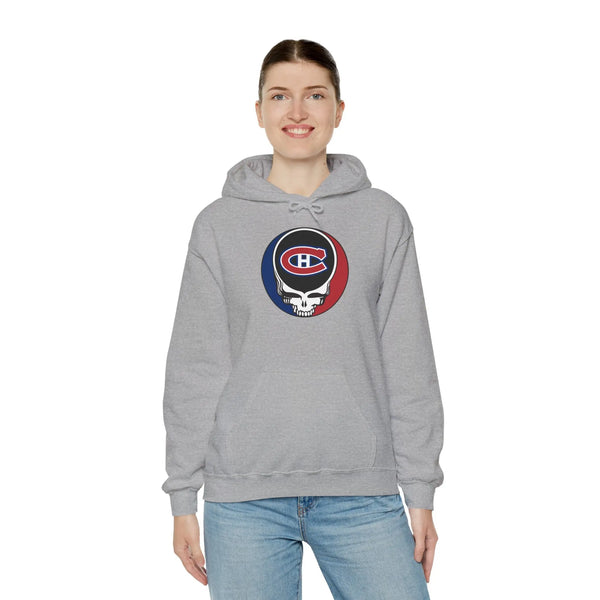 Montreal Canadiens Grateful Dead Unisex Heavy Blend Hoodie StealieShop