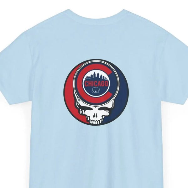 Grateful Dead - Chicago Cubs Two-Sided Grateful Dead Steal Your Face T-Shirt - MLB - StealieShop