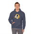 Grateful Dead - Classic Washington Redskins Stealie Grateful Dead Hooded Sweatshirt - NFL Fan Apparel - StealieShop