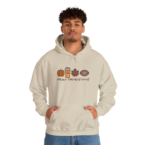 Life is dead. Happy Thanksgiving Unisex Heavy Blend Hoodie