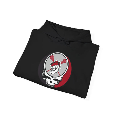 Grateful Dead - Ohio Wesleyan Lacrosse Stealie Two-Sided Unisex Heavy Blend Hoodie - StealieShop