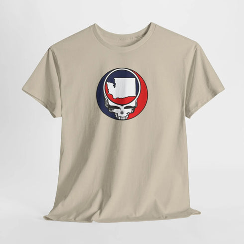 Washington Map Stealie Grateful Dead Grateful Dead T-Shirt
