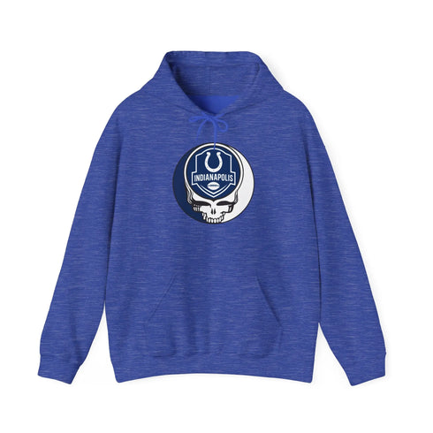 Grateful Dead - The Gridiron Collection: Indianapolis Edition Stealie Grateful Dead Hooded Sweatshirt - StealieShop