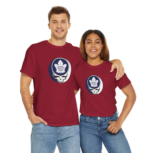 Toronto Maple Leafs Grateful Dead Steal Your Face T-Shirt - NHL Printify