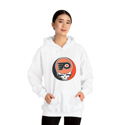 Philadelphia Flyers Grateful Dead Unisex Heavy Blend Hoodie StealieShop