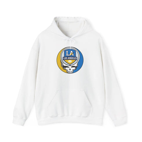 Grateful Dead - Los Angeles Chargers Stealie Grateful Dead Hooded Sweatshirt - NFL - StealieShop