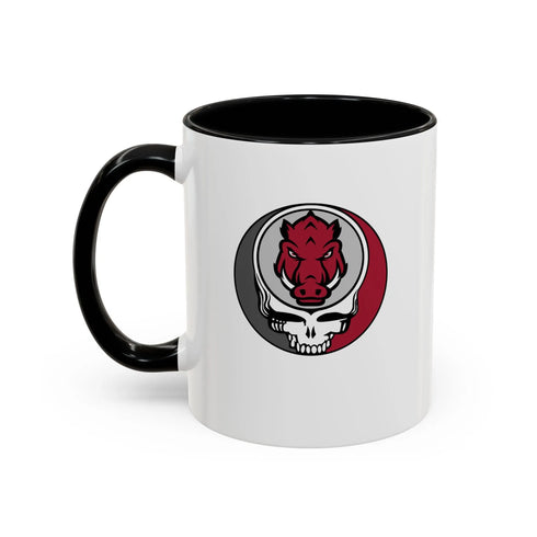 Arkansas Razorbacks Grateful Dead Coffee Mug Printify
