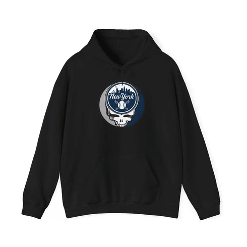 Grateful Dead - Yankees Classic Stealie Unisex Heavy Blend Hoodie - MLB - StealieShop