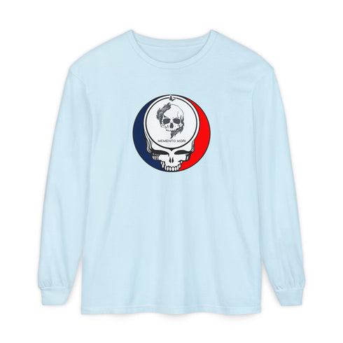 MEMENTO MORI Garment-Dyed Long Sleeve T-Shirt
