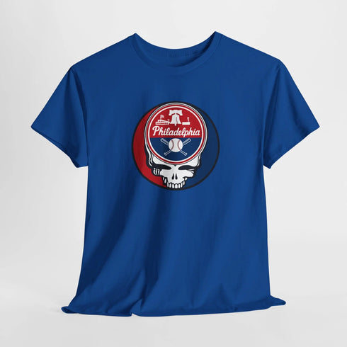 Grateful Dead - Philadelphia Phillies Grateful Dead Steal Your Face T-Shirt - MLB - StealieShop