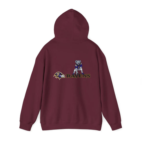 Baltimore Ravens Dancing Bear Unisex Hoodie - NFL StealieShop