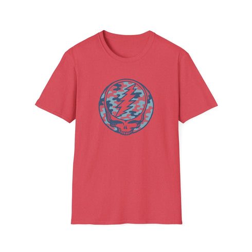 Grateful Dead - Camo Stealie Color Match Vineyard Collection Grateful Dead TShirt - StealieShop