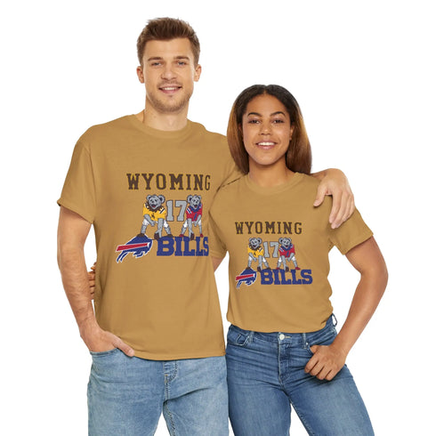 Buffalo Bills x Wyoming Cowboys Dancing Bear Grateful Dead T-Shirt Printify