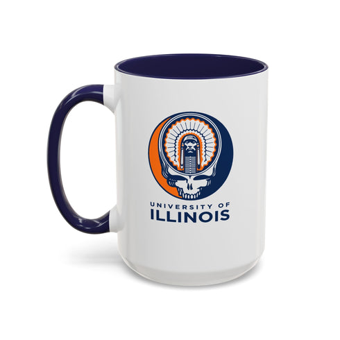 Grateful Dead - Chief Illiniwek Grateful Dead Stealie Coffee Mug - StealieShop