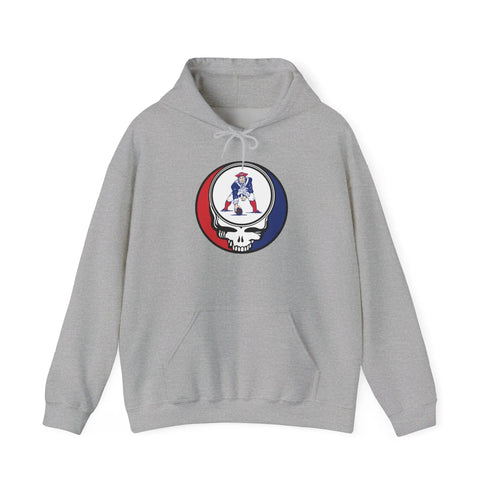 Pat The Patriot Stealie New England Patriots × Grateful Dead Hoodie