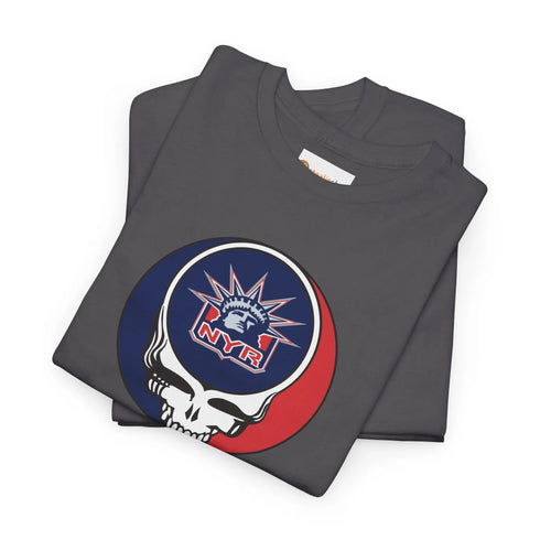 Grateful Dead - New York Rangers Grateful Dead Steal Your Face T-Shirt - NHL - StealieShop