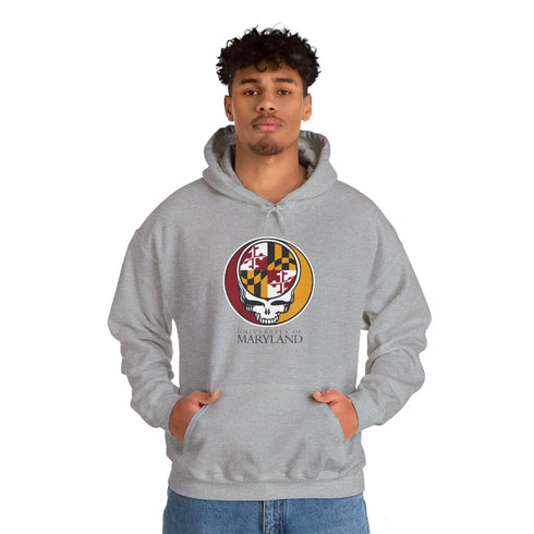 University of Maryland Grateful Dead Unisex Heavy Blend Hoodie StealieShop