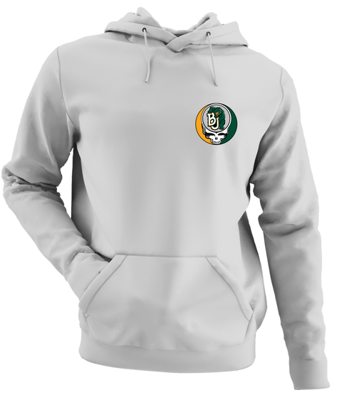 Baylor University - Premium Grateful Dead Left Chest Hoodie - Sport Grey
