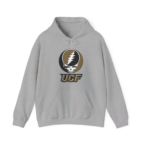 University of Central Florida Grateful Dead Hoodie - Hooded Sweatshirt - UCF - StealieShop