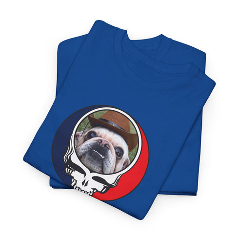 Custom Dog Stealie Unisex Grateful Dead T-Shirt (110)