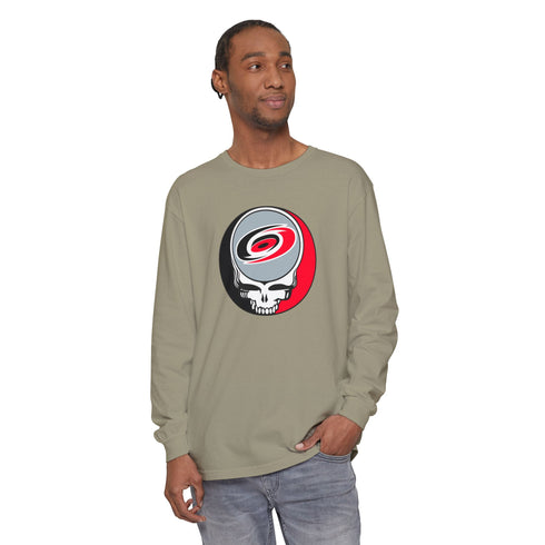 Carolina Hurricanes Vineyard Collection Unisex Garment-Dyed Long Sleeve T-Shirt