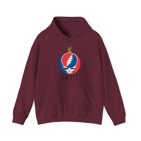 Beta Theta Pi Grateful Dead Hoodie - Hooded Sweatshirt - StealieShop