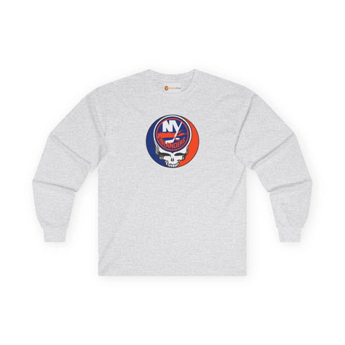 New York Islanders Grateful Dead Long Sleeve Tee StealieShop