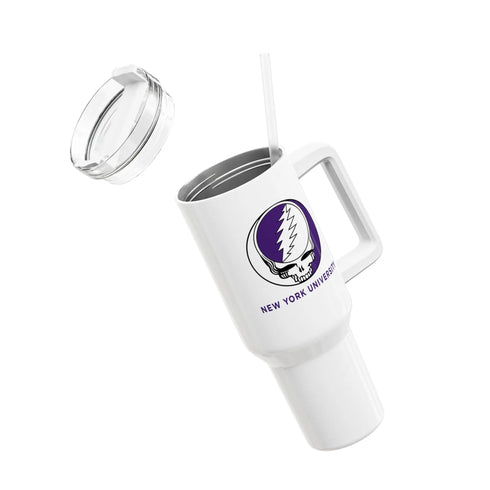 Grateful Dead - NYU Stealie "Fat Man" Tumbler, Double Insulated 40oz Travel Mug - StealieShop