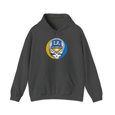 Grateful Dead - Los Angeles Chargers Stealie Grateful Dead Hooded Sweatshirt - NFL - StealieShop