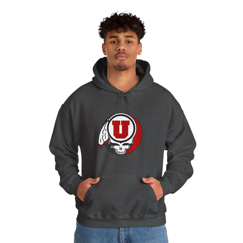 University of Utah Grateful Dead Hoodie StealieShop