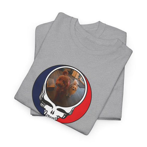 Custom Dog Stealie Grateful Dead T-Shirt