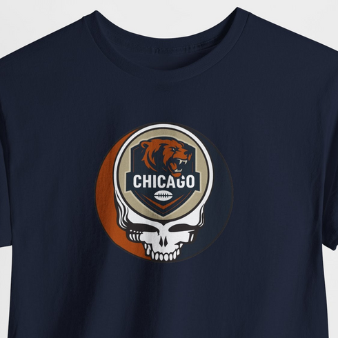 Chicago Football Stealie T-Shirt - Gridiron Collection