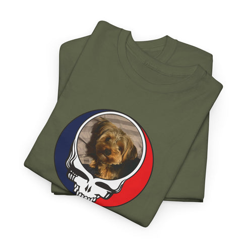 Custom Dog Stealie Unisex Grateful Dead T-Shirt (151)