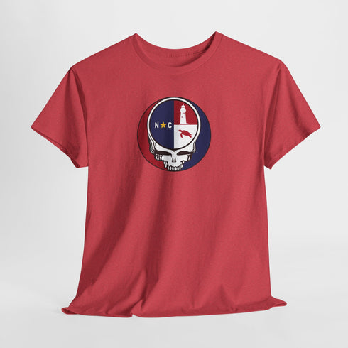 North Carolina "Unofficial" State Flag Stealie Grateful Dead T-Shirt