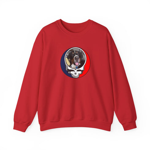 Custom Dog Stealie Crewneck Sweatshirt (136)