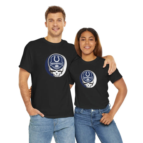 Grateful Dead - The Gridiron Collection: Indianapolis Football Edition Stealie Grateful Dead Steal Your Face T-Shirt - NFL - StealieShop